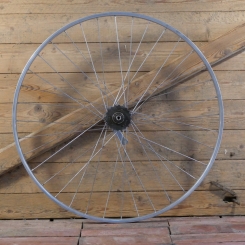 Hinterrad mit WEINMANN-Felge, 28 Zoll (622), 60er/70er J., Alu, Breite 24 mm, Nabe F&S 3-Gang Mod. 515, gebr. 