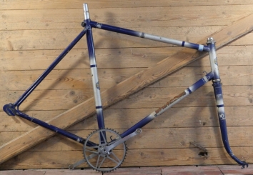 Fahrradrahmen HOFFMANN/Berlin, für hochwertiges Sportrad, Herren, 26 Zoll Halbballon, Stahl, 50er J., gebr. 