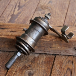 Nabe Hinterrad Fahrrad, F+S Torpedo Mod. 09, "Weltmeister", Bj. 1928, vernickelt, gebraucht 