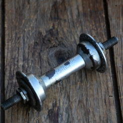 Nabe Vorderrad Fahrrad, MIELE Melior, verchromt, 50er J., gebraucht 