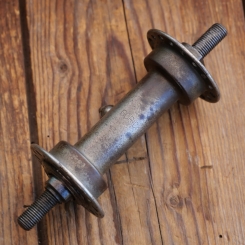 Nabe Vorderrad Fahrrad, GÖRICKE, vernickelt, 10er/20er J., gebraucht 