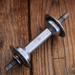 Nabe Vorderrad Fahrrad, BILORA, verchromt, 50er/60er J., gebraucht 