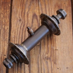 Nabe Vorderrad Fahrrad, vernickelt, 10er/20er J., gebraucht 