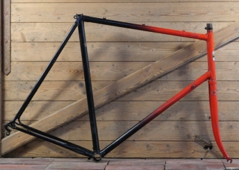 Fahrradrahmen GIOS, für Profi-Rennrad 27/28 Zoll, Stahl, Ende 70er/Anf. 80er J., gebr. 