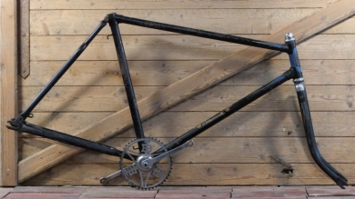 Fahrradrahmen BISMARCK, 26 Zoll, Herrenausführung für Halbballonrad, 50er J., gebr. 