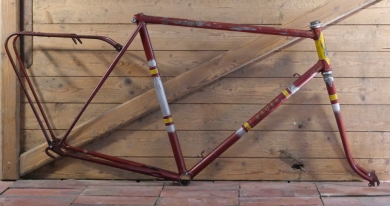 Fahrradrahmen BAUER Mod. Brillant, Herrenausführung, Sportrad, 50er J., 28 Zoll, gebr. 