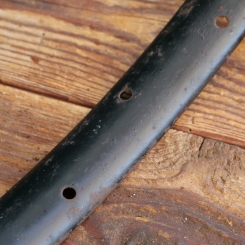 Wulstfelge 28 Zoll (635), 20er-30er J., für verstärkte Speichen, Speichenlöcher 5,8 mm, gebr. 