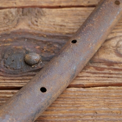 Wulstfelge, 28 Zoll, Außendurchmesser ca. 650 mm, 10er-30er J., seltene schmale Ausführung, 32 Loch, gebr. 