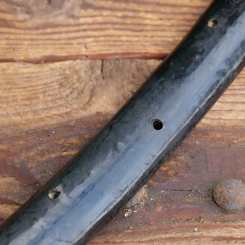 Wulstfelge 28 Zoll, Außendurchmesser ca. 645 mm, 20er/30er Jahre, seltene, schmale Ausführung für Halbrenner, gebr. 