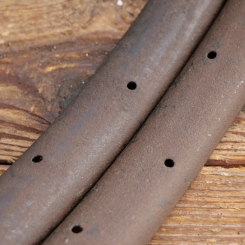 Wulstfelgensatz 28 Zoll (635), 10er-30er J., ohne Lack, gebr. 