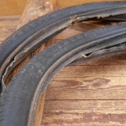 Reifensatz Fahrrad, ENGLEBERT, CORD BALLON -A-, 28 x 1,70 x 1 1/2, Wulst, 30er-50er Jahre, gebr. 