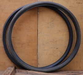 Reifensatz Fahrrad, PHÖNIX Harburg Extra Prima, 28 x 1,75 (622), Draht, original 30er-50er Jahre, gebr. 
