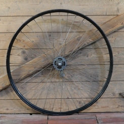 Laufradsatz 26 Zoll (559), für Ballonrad, DDR 60er Jahre,  Nabe: RENAK verchromt, gebr. 