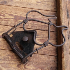 Gepäckträger/Mantelhalter, orig. 00er-20er Jahre, schwarz, gebr. 