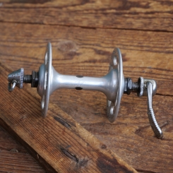 Nabe Vorderrad Fahrrad, CAMPAGNOLO Record Hochflansch, original 70er/80er J., gebraucht 