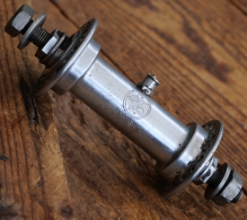 Nabe Vorderrad Fahrrad, F&S, verchromt, 30er J., gebr. 