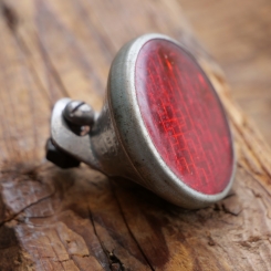 Rückstrahler NORDLICHT, orig. 30er Jahre, Aluguss, Echtglas, hochwertig, NOS 