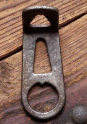 Carbidlaternenhalter/Winkelhalter, vernickelt, orig. 1910er-30er J., längere Ausf., NOS 