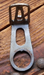 Carbidlaternenhalter/Winkelhalter, ADLER, verchromt, orig. 1920er/30er J., gebr. 