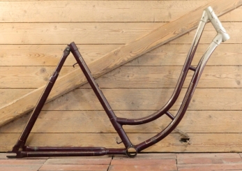 Fahrradrahmen NSU, für Ballonrad, Damen, 26 Zoll, Stahl, 50er J., gebr. 