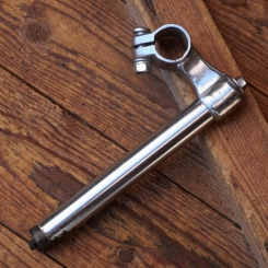 Vorbau Fahrrad AHA, original 50er/60er Jahre, für Sportrad, verchromt, NOS 