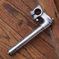 Vorbau Fahrrad, original 50er/60er Jahre, für Sportrad, Alu/Schaft verchromt, gebr. 