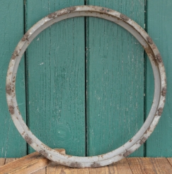 Riemenfelge zur Hinterradmontage, passend für riemenbetriebene Mopeds und Hilfsmotoren, grau, gebr.  