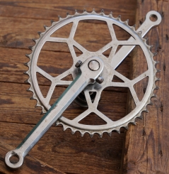 Tretlager für Sport-/Rennrad, orig. 50er/60er J., verchromt, Keillager, gebr. 