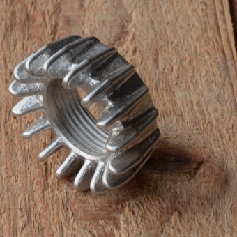 Auspuffkrümmer - Überwurfmutter für 98ccm Sachs, Aludruckguss 