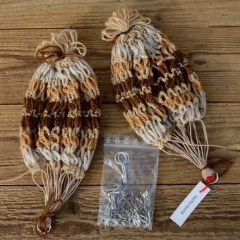 Rocknetz gem. Foto, klassische Ausführung,  passend für 26"-28" Räder der 20-60er Jahre. 