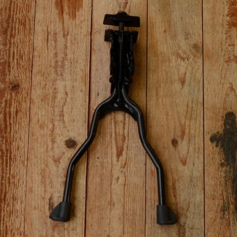 Zweibeinständer, 26/28", schwarz, solide Ausführung mit Knotenblech zur Verstärkung, hilfsmotorentauglich 