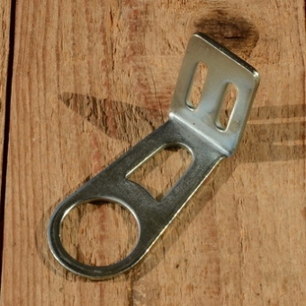 Carbidlaternenhalter, chromatisiert, f. Gabelschaft 1" 