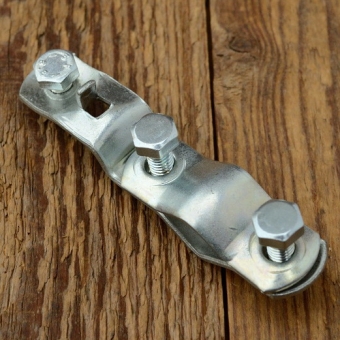 Dynamohalter, glanzverzink f. Gabelscheide, Abb. kann leicht abweichen 