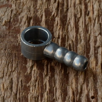Ringschlauchnippel, Aluminium, Durchmesser 8mm 