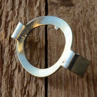 Federring für "FRANKFURTER MODELL",  grosse Ausführung, D=24mm, Blech verzinkt 