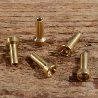 Lötnippel, D=6.0/3.5/1.8mm, L=13.0mm, Messing, FIX Bez. 20A 