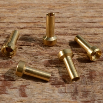 Lötnippel, D=6.0/3.5/2.8mm, L=13.0mm, Messing, FIX Bez. 20A 