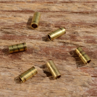 Lötnippel, D=2.0/1.0mm, L=7.0mm, Messing, gut für 3 Gang Schaltzug geeignet, Abb. ähnlich 