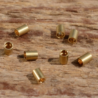 Lötnippel, D=2.5/1.8mm, L=3.3mm, Messing, FIX Bez. 13C 