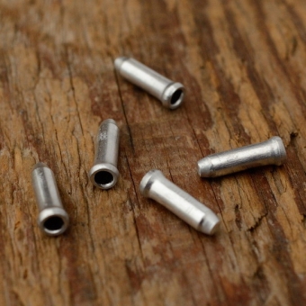 Abschlußhülse, D=3.2/2.3mm L=11mm, Aluminium 