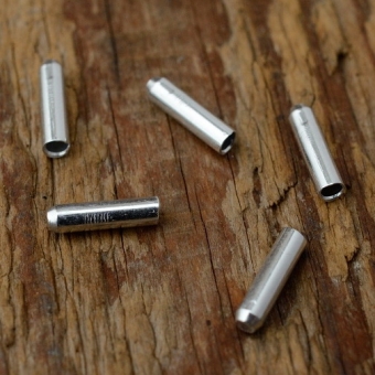 Abschlußhülse, D=2.7/1.6mm L=10mm, Aluminium 
