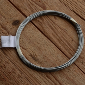 Bowdenzug innen, Innenzug, Rundlitze, Stahl, 1.00 mm,  5m Ring 