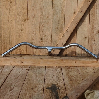 Lenker Moped/Motorfahrrad, verchromt, 22mm, 65cm breit, 25cm Schaftlänge 