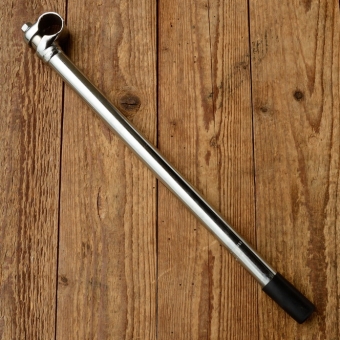 Lenker Vorbau , verchromt, D=22,2 mm, L=400 mm, Schelle f. Lenker mit 1" Verdickung mittig (25,4 mm) 