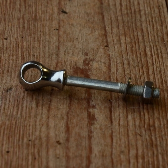 Bremsführung gerade, verchromt, M6 