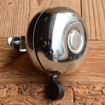 Glocke "IMPORT", verchromt, Ding-Dong, 62mm 