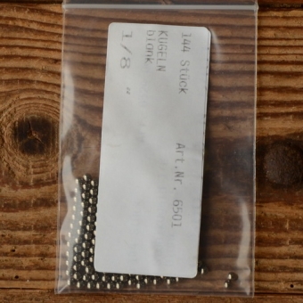 Gußstahlkugel 1/8 Zoll, 3.18 mm 144 Stück (1Gros) 