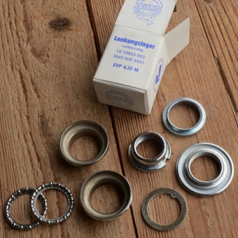 Steuersatz "RENAK/IFA",  verchromt, orig. alter DDR Bestand (auch für 30-50er J. NSU passend) 