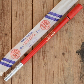 Luftpumpe "SILCA IMPERO", rot, federnd, L:51-54cm, Ventilkopf bitte extra ordern 