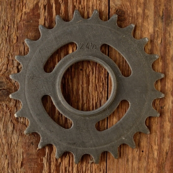 Ritzel 1/2 x 1/8 Schraubausführung, "Z=24", anthrazit oder glanzverzinkt, Abb. ähnl. 